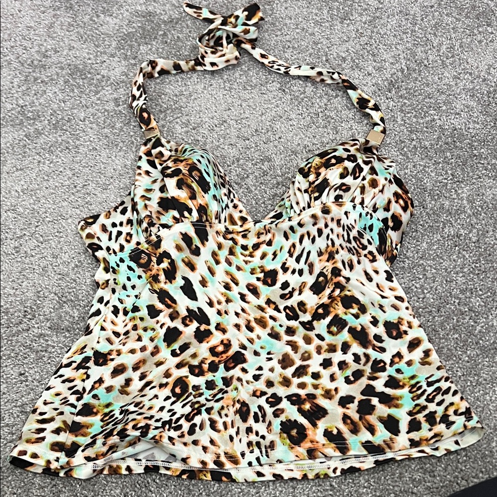 Victoria's Secret Leopard Print Swim Camisole